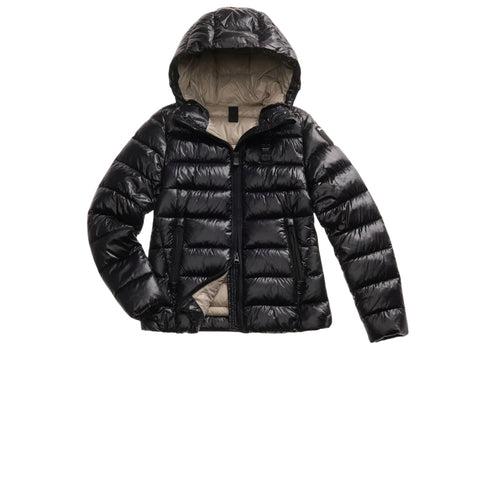 Blauer Piumino corto Piumino Donna corto Caroll con cappuccio XS A25 - BLAUERBLDC02072006648 - 999 - XS - Francavilla Moda