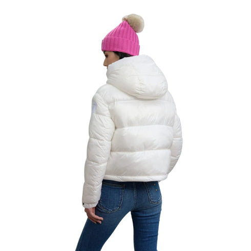 Blauer Piumino corto Piumino Donna Gloria cropped con cappuccio XS A25 - BLAUERBLDC02170006648 - 100 - XS - Francavilla Moda