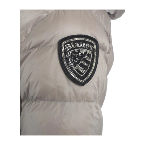 Blauer Piumino lungo Piumino Donna lungo Anita in piuma Grigio - Francavilla Moda