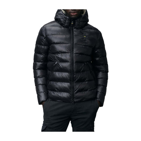 Blauer Piumino corto Piumino Uomo corto Adams Nero A24 - BLAUERBLUC02055005958 - 999 - S - Francavilla Moda