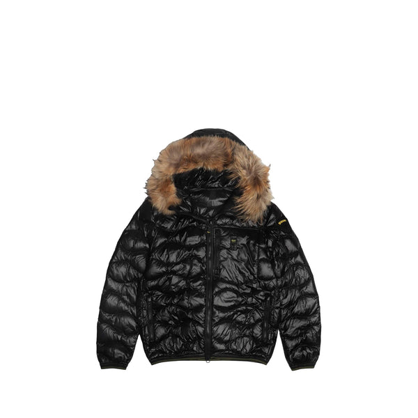 Blauer Piumino corto Piumino Uomo corto Wave con pelliccia S A25 - BLAUERBLUC03533006355 - 999 - S - Francavilla Moda