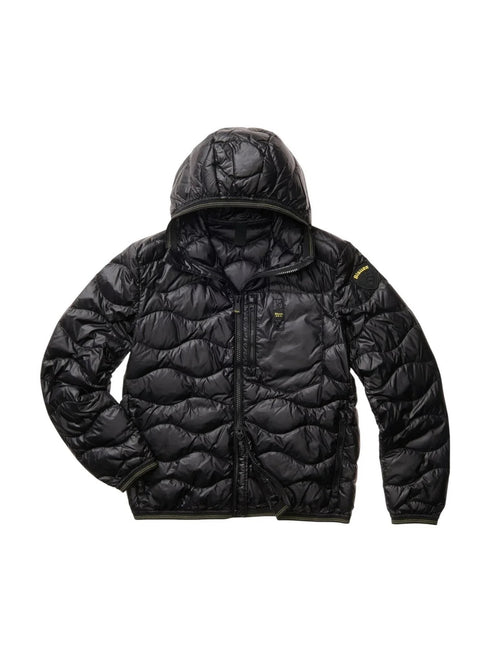 Blauer Piumino corto Piumino Uomo Wave con cappuccio S P26-BLAUERBLUC031776719-999-S - Francavilla Moda