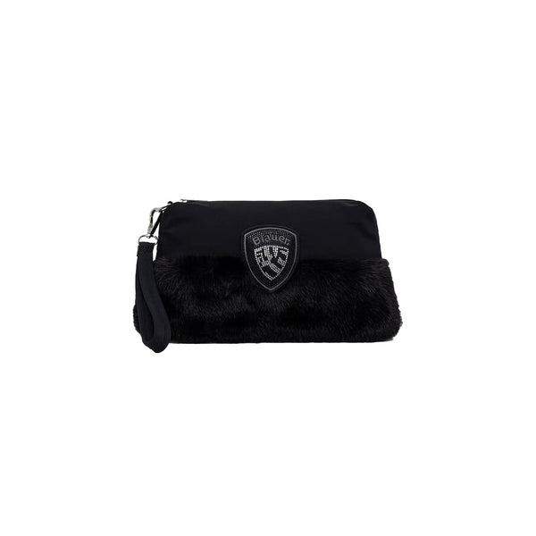 Blauer Pochette Pochette Donna in pelliccia con zip UNI A26-BLAUERF6MIRA01PAD-BLK-UNI - Francavilla Moda