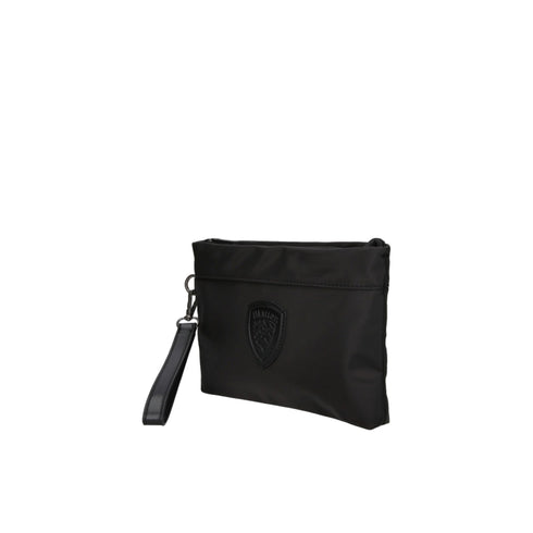Blauer Pochette Pochette Uomo con logo sur ton UNI - Francavilla Moda