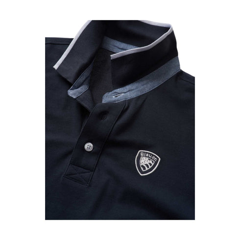 Blauer Polo Polo Uomo con bordino a contrasto Blu P24-BLAUERBLUT02205006817-888-M - Francavilla Moda