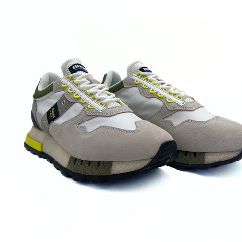 Blauer Sneakers Sneakers Uomo bassa Heron Bianco P24 - BLAUERS4HERON02RIS - WHIMIL - 40 - Francavilla Moda