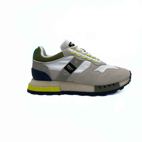 Blauer Sneakers Sneakers Uomo bassa Heron Bianco P24 - BLAUERS4HERON02RIS - WHIMIL - 40 - Francavilla Moda