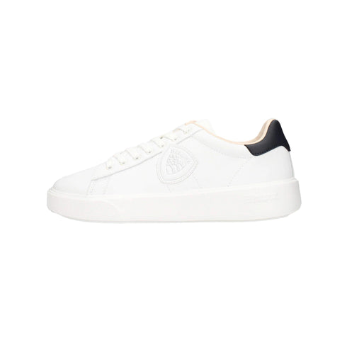 BLAUER Sneakers Sneakers Uomo con logo applicato White navy - Francavilla Moda