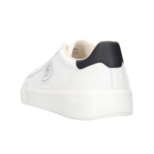 BLAUER Sneakers Sneakers Uomo con logo applicato White navy - Francavilla Moda