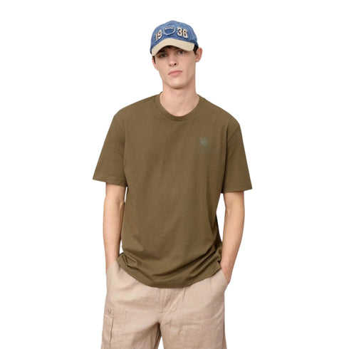 Blauer T-shirt T-shirt Uomo monocolore con scudo logato XXS P26-BLAUERBLUH023027439-60H-XXS - Francavilla Moda
