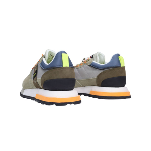 BLAUER Sneakers Uomo Sneakers bassa Heron Verde arancio - Francavilla Moda