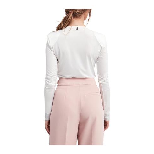 Blugirl by Blumarine Body Body Donna con spalline incrociato Bianco - Francavilla Moda