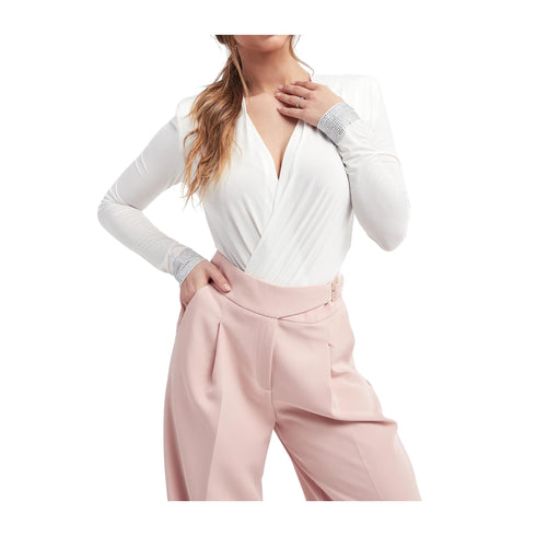 Blugirl by Blumarine Body Body Donna con spalline incrociato Bianco - Francavilla Moda