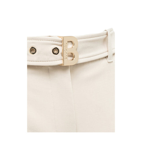 Blugirl by Blumarine Pantaloni Pantalone Donna cargo con cinta Panna - Francavilla Moda
