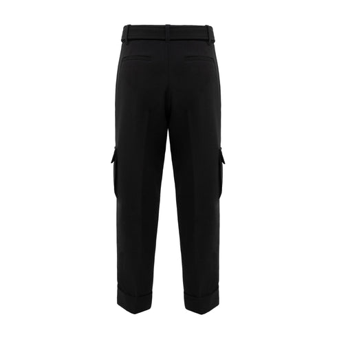 Blugirl by Blumarine Pantaloni Pantalone Donna cargo con cinta Panna - Francavilla Moda