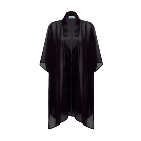 Blugirl by Blumarine Poncho Poncho Donna maniche a kimono Nero - Francavilla Moda