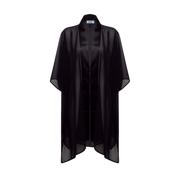 Blugirl by Blumarine Poncho Poncho Donna maniche a kimono Nero - Francavilla Moda
