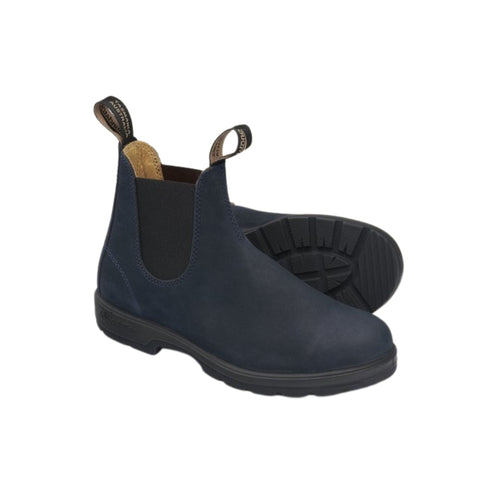 BLUNDSTONE Stivali Stivale Uomo in pelle nabuk Blu - Francavilla Moda