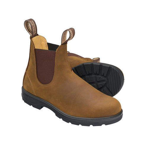 BLUNDSTONE Stivali Stivaletto Unisex 562 in pelle Miele A24 - BLUNDSTONE562 - SADDLEBROWN - 40 - Francavilla Moda