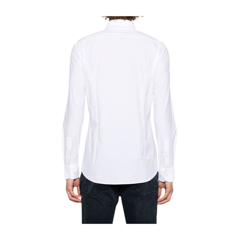 Boss Camicia elegante Camicia Uomo P-Hanke a tinta unita Bianco - Francavilla Moda