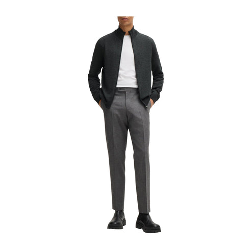 BOSS Cardigan Cardigan Uomo jacquard con zip Grigio A24 - BOSS50528314 - 001 - M - Francavilla Moda