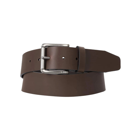 BOSS Cinta Cintura Uomo modello Joris Dark brown A24 - BOSS50491889 - 203 - 90 - Francavilla Moda