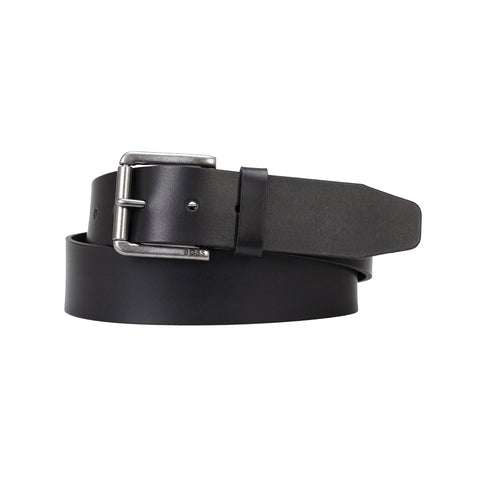 BOSS Cinta Cintura Uomo modello Joris Black - Francavilla Moda