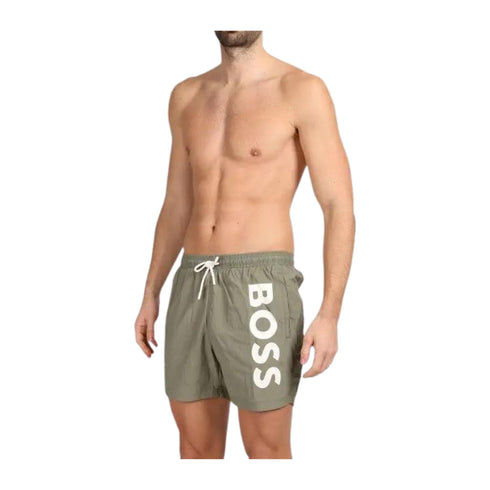 Boss Costume Costume Uomo Octopus maxi logo Verde - Francavilla Moda