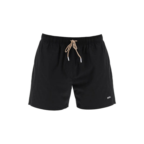 Boss Costume Costume Uomo Tio con patta posteriore Nero - Francavilla Moda