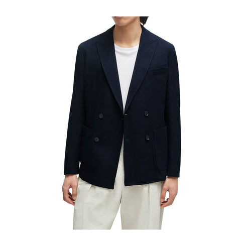 Boss Giacca da uomo Giacca Uomo doppiopetto slim fit Blu - Francavilla Moda