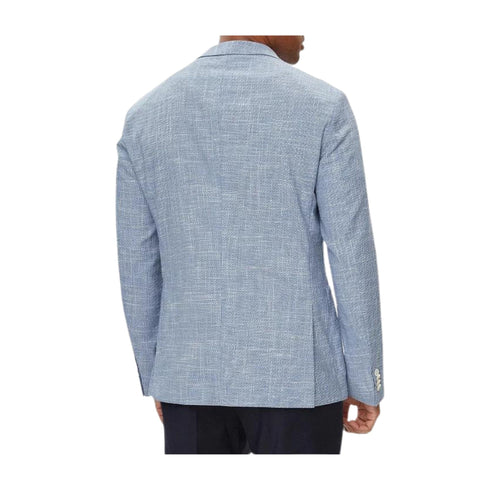 Boss Giacca da uomo Giacca Uomo monopetto con tasche Celeste P24-BOSS50514665-423-50 - Francavilla Moda