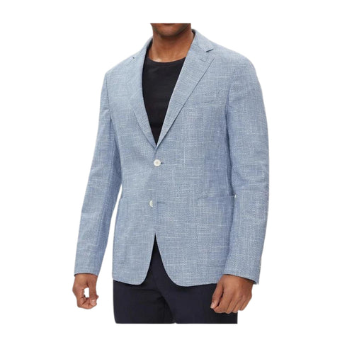 Boss Giacca da uomo Giacca Uomo monopetto con tasche Celeste P24-BOSS50514665-423-50 - Francavilla Moda