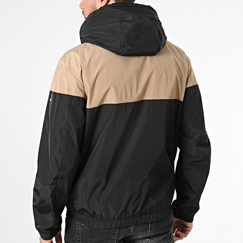 Boss Giacca impermeabile Giubbino Uomo Cireno1 Nero cammello - Francavilla Moda