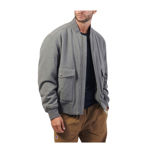 BOSS Giacca leggera Giubbino Uomo modello bomber Medium grey - Francavilla Moda