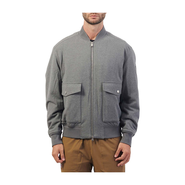 BOSS Giacca leggera Giubbino Uomo modello bomber Medium grey - Francavilla Moda
