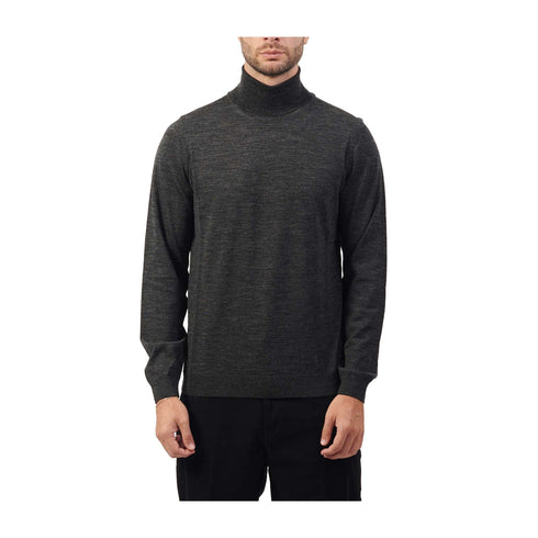 BOSS Pullover Maglia Uomo a collo alto in lana Grigio scuro A24 - BOSS50468262 - 002 - M - Francavilla Moda