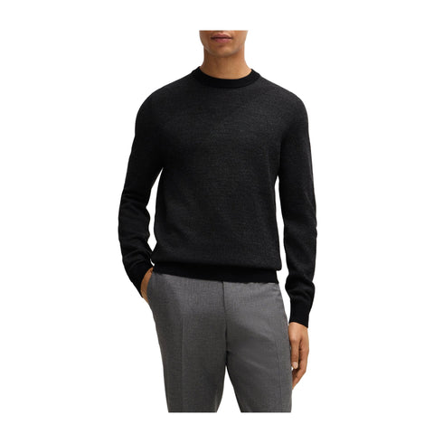 BOSS Pullover Maglia Uomo con motivo jacquard Black A24 - BOSS50526845 - 001 - S - Francavilla Moda