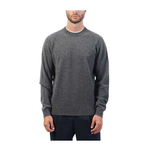 BOSS Pullover Maglia Uomo Ebacio in lana Medium Grey A24 - BOSS50526844 - 030 - M - Francavilla Moda