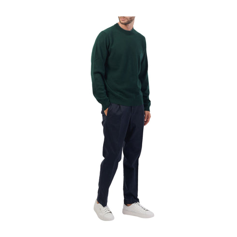 BOSS Pullover Maglia Uomo Ebacio in lana Verde A24 - BOSS50526844 - 385 - M - Francavilla Moda