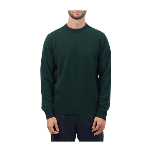 BOSS Pullover Maglia Uomo Ebacio in lana Verde A24 - BOSS50526844 - 385 - M - Francavilla Moda