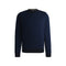 BOSS Pullover Maglia Uomo motivo jacquard bicolore Dark blue A24 - BOSS50526989 - 404 - S - Francavilla Moda