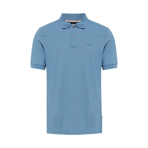 Boss Polo Polo Uomo modello Pallas due bottoni Celeste P24-BOSS50468301-459-S - Francavilla Moda