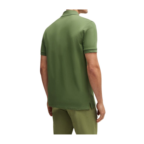 Boss Polo Polo Uomo modello Pallas due bottoni Verde - Francavilla Moda