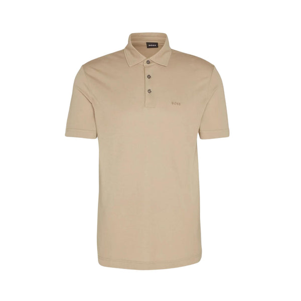 Boss Polo Polo Uomo modello Press 55 Beige - Francavilla Moda