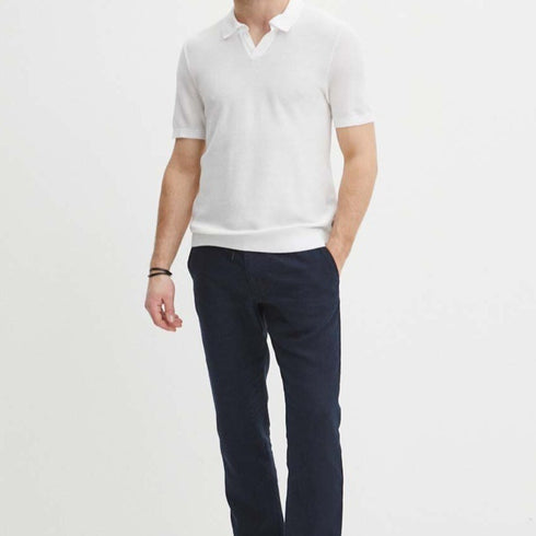 Boss Polo Polo Uomo Tempio con scollo a V Bianco - Francavilla Moda