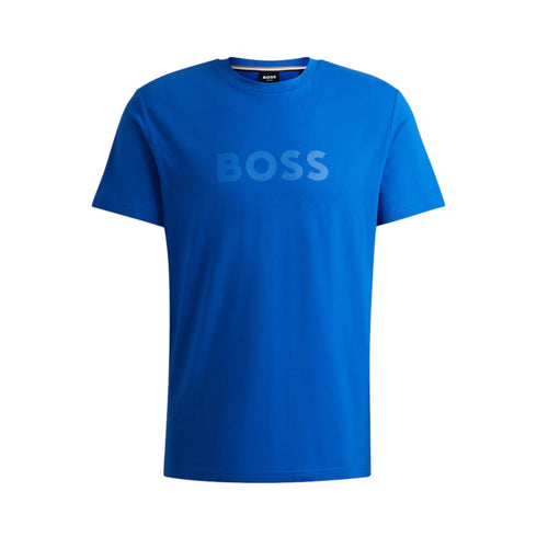Boss T-shirt T-shirt Uomo con stampa logo frontale Royal P24-BOSS50503276-423-S - Francavilla Moda