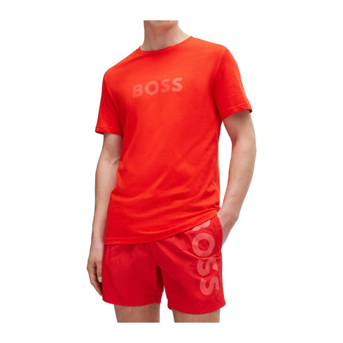 Boss T-shirt T-shirt Uomo con stampa logo frontale Rosso P24-BOSS50503276-627-S - Francavilla Moda