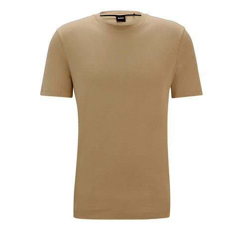 Boss T-shirt T-shirt Uomo Thompson 01 con logo Beige - Francavilla Moda