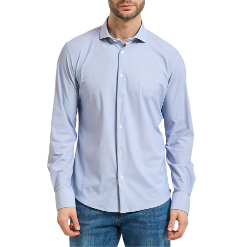 Camicia Uomo Classica in tessuto tecnico