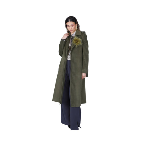 CAFENOIR Cappotto Cappotto lungo in stile vestaglia militare 40 - Francavilla Moda